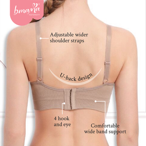 Sujetador de lactancia inalámbrico sin costuras para mujer, manos libres, para extraer leche materna - Product Image 3