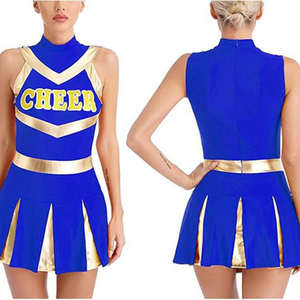 Dernier style, vente directe d'usine, uniforme de cheerleading d'équipe personnalisé, grande taille, nom et logo, uniforme de cheerleading à vendre - Product Image 4