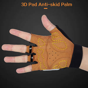 Guantes de Gimnasio para Entrenamiento, Hechos de Cuero, Ligeros y Transpirables, para Fitness - Product Image 5