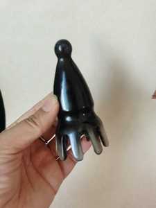 Peigne de massage en corne de buffle naturelle, peigne de massage pour la tête, peigne de massage pour le visage, peigne de massage Guasha, peignes de massage multifonctionnels - Product Image 5