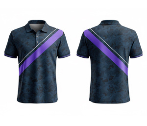 Premium Sublimation Polo Shield Jersey Custom Team Wear Durable Stitching for Men Women Youth Quick-Dry Dry-Fit Active Polo - Product Image 1