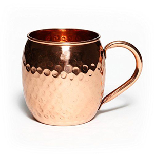 ROYAL HOME COLLECTION Tasse à Moscow Mule en Cuivre Pur Martelée à la Main Design Moderne Écologique Haute Qualité Cadeau Bière Vin - Product Image 5