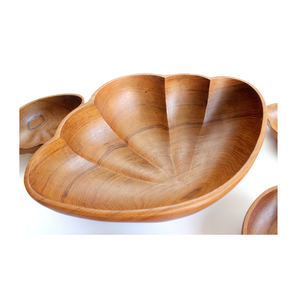 Bol à salade en bois pour une touche de design unique, produit en promotion, couleur bois naturel, avec emballage personnalisé - Product Image 1