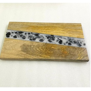 Nouvelle Arrivée Planche à Découper en Bois et Résine, Planche à Découper en Bois d'Acacia, Planche à Découper en Bois pour Aliments et Fruits pour la Cuisine - Product Image 1