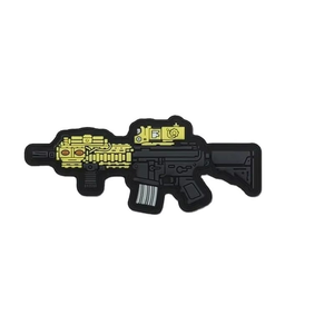 Parches de Goma PVC Personalizados con Logotipo, Resistentes al Agua, para Coser en Ropa, Modelo OEM Hecho en Pakistán, en Oferta - Product Image 3