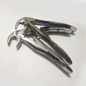 Pinzas Quirúrgicas Pediátricas Dentales # Instrumentos Dentales Wenquar de Acero Inoxidable para Extracción de Molares Primarios Inferiores - Product Image 1