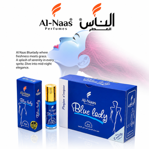 AL NAAS Blue Lady Perfume Unisex en Roll-On de 6 ML Sin Alcohol, Fragancia Floral Fresca de Larga Duración, Perfume de Viaje para Mujeres y Hombres - Product Image 3