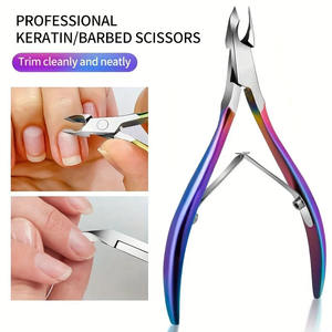 Coupe-cuticules professionnels en acier inoxydable avec double ressort, outil de manucure et pédicure pour une utilisation parfaite à domicile ou en salon de beauté - Product Image 4