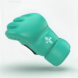Gants de boxe pour hommes adultes de haute qualité, fermeture personnalisée, matériau en cuir PU, avec lacets, légers, logo personnalisé - Product Image 3