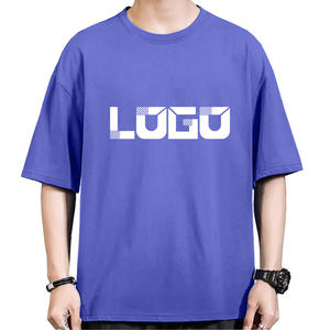 Camisetas de Alta Calidad con Logotipo Personalizado, Cuello Redondo, Talla Grande, Unisex, Lisas, de Peso Pesado, 100% Algodón, Camiseta para Hombre - Product Image 3