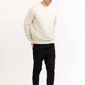 Sudaderas de Felpa 100% Algodón para Hombre, Cuello Redondo, Corte Regular, Manga Larga, Bordadas, Ecológicas, Personalizables, Invierno, Más Vendidas - Product Image 4