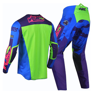 Conjunto de Jersey y Pantalones de Ciclismo con Estampado por Transferencia de Calor Personalizado, Ropa para Motocross, Resistente al Viento, de Secado Rápido, Transpirable, Unisex, Diseña Tu Propio Equipo - Product Image 5