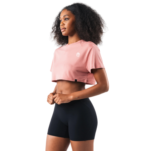 Camiseta de manga corta para mujer, elástica, de tela suave, para uso diario, ropa deportiva, ropa de gimnasio - Product Image 3