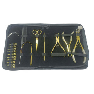 Kit d'outils d'extension de cheveux de haute qualité pour salon, équipement d'extension de cheveux facile à utiliser, ensemble professionnel d'extension de cheveux - Product Image 4