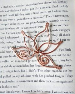 Indian Copper Bookmark For <b>Book</b> Lovers With Traditional Design And Premium Hand Finished Surface - Product Image 1