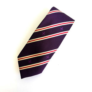 Corbata Formal Masónica del Capítulo Arco Real, Corbata Masónica de Poliéster Bordada Personalizada, Duradera y a Precio Económico - Product Image 3