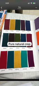 Tela de Crepé de Viscosa Natural Pura, Tejido Grueso de 99 GSM para Ropa Étnica Femenina, Tejido Liso de 44 Pulgadas de Ancho, Gujarat, India, 11 KG - Product Image 6