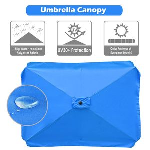 Copertura di Ricambio Blu Navy per Ombrelloni da Giardino e Basi - Product Image 2