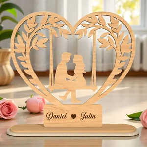 Modern Romantic Wood Picture <b>Frames</b> for Home Decoration for Couples' Anniversaries Birthdays Graduations Weddings - Product Image 1