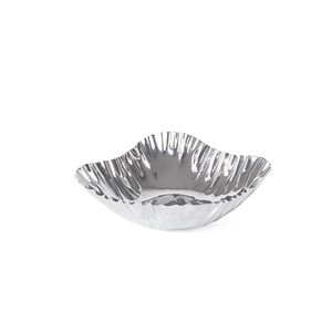 Bol de service décoratif en aluminium écologique et luxueux pour les dîners festifs à la maison, rehaussant la table de fête avec un look haut de gamme - Product Image 2