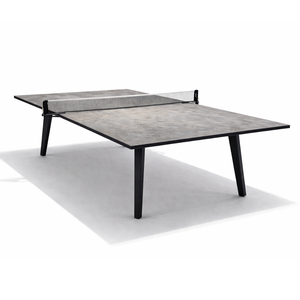 Table de tennis de table Grappa, design moderne, pieds en métal, durable, écologique, pour usage intérieur, à la maison ou en club, avec filet - Product Image 1