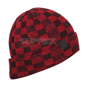 Custom Logo 100% <b>Wool</b> Knitted <b>Beanie</b> <b>Hat</b> Unisex Winter Warm for Outdoor Casual Use High Quality Common - Product Image 2