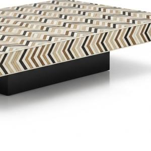 Mesa con Incrustaciones de Hueso de ILAHI, Diseño Moderno con Detalles de Ágata, Almacenamiento Portátil, Muebles para el Hogar - Product Image 2