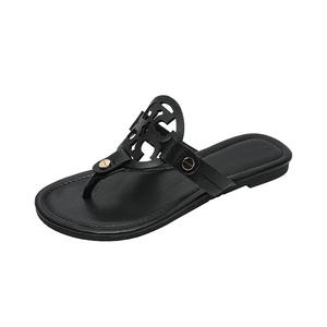 Chanclas de estilo Toybruch de moda 2025, sandalias con forro de cuero genuino, zapatos de playa para mujer, moda para exteriores - Product Image 4