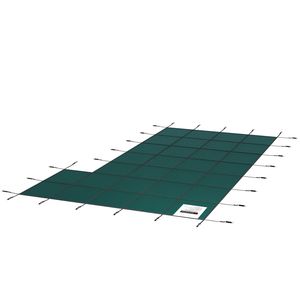 Bâche de sécurité hivernale pour piscine rectangulaire enterrée, haute résistance, triple couture, pour piscine de 20 pi x 40 pi - Product Image 4