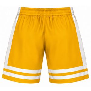 Men Yellow Sublimated Ice Hockey Set Jersey Shorts Polyester Striped Performance <b>Athletic</b> Uniform Sports Training Clothing - Product Image 6