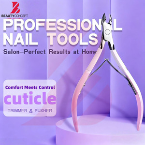 Cortacutículas Ergonómico con Mango Rosa Claro, Agarre Suave, Profesional, Diseño Ligero y Cómodo para Uso Prolongado - Product Image 2