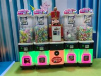 MSKY Carnival Capsule d'intérieur amusant 4-8 blocs de jeu d'arcade pour distributeur automatique d'amusement familial à pièces en anglais