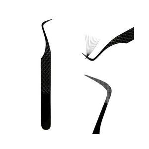 Pinza para Pestañas Profesional Ligera con Mango Cómodo y Punta Fina de Fibra - Product Image 1