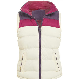 Chaleco Acolchado Premium 100% Poliéster sin Mangas con Cremallera para Invierno para Mujer, Venta al por Mayor, OEM Personalizado - Product Image 3