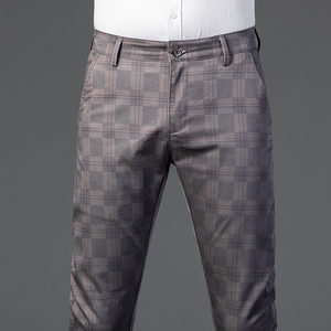 Pantalon de bureau pour homme en polyester/rayonne, faible MOQ, léger, nouveau style, matière de qualité supérieure, fermeture éclair. - Product Image 3