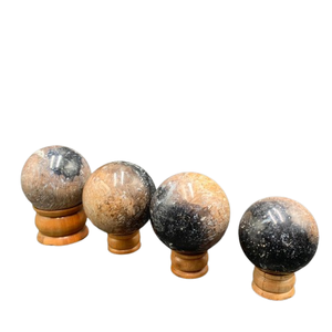 Esfera de Piedra Natural de Raíz de Palma de 3-5 cm, Bola de Cristal Decorativa Única para Decoración del Hogar - Product Image 5