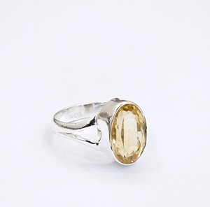 Handcrafted Natural <b>Citrine</b> <b>Ring</b> 925 Sterling Silver Bezel Oval Cut Crystal Jewelry Wedding, Anniversary Gift - Product Image 3