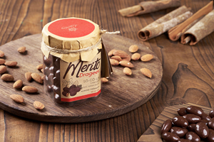 Dragee de Almendras con Naranja y Canela, Chocolate Semidulce en Cajas de Chocolate Personalizadas para Sets de Regalo Corporativos - Product Image 6