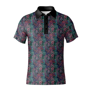 Camiseta de Golf Profesional Personalizada para Hombre, de Alta Calidad, Poliéster y Spandex, Transpirable y de Secado Rápido - Product Image 6