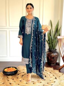 Trajes Shalwar Kameez de Seda Cosidos para Mujer, Estilo Indio-Pakistaní, de Primera Calidad, Vestido Salwar Elegante para Adultos, Venta al Por Mayor - Product Image 6