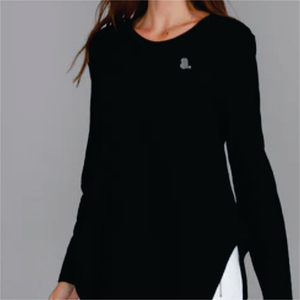 Camiseta Larga de Algodón Orgánico 100% para Mujer, con Logotipo, Sólida, Casual, Transpirable, Ecológica, de Verano - Product Image 2