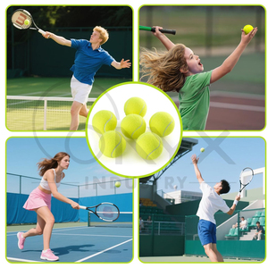 New Arrival 2026 Eco-Friendly High <b>Bounce</b> Sport <b>Balls</b> For Tennis Machines and Club Training With Fully Customized Logo Print - Product Image 3