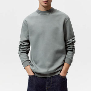 Sweat-shirt à col montant personnalisé OEM, sweats à capuche épais, sweats à capuche unis de haute qualité, sweats à capuche premium, unisexe - Product Image 1