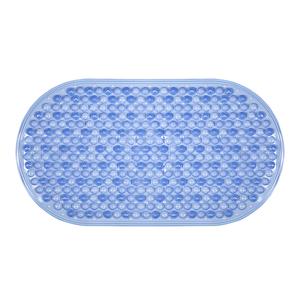 Alfombra de Baño Antideslizante de PVC Lavable a Máquina, Alfombra de Vinilo Suave Absorbente de Agua para Baño y Ducha - Product Image 1