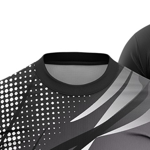 Custom Sublimated Men's Tennis Jersey Crew Neck Short Sleeve Geometric Pattern Moisture Wicking Regular Lightweight Color - Product Image 2