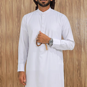 OEM <b>Thobe</b> Manufacturer Long Sleeve Islamic Garment Designed for Daily Wear and Private Label Production - Product Image 1
