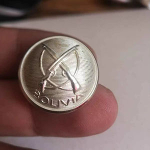 Botón Ecológico de Aleación de Latón y Zinc para Jeans y Camisas, Acabado Pulido, Metalizado, con Logotipo Personalizado, para Decoración de Prendas y Bolsos, Bolivia - Product Image 1