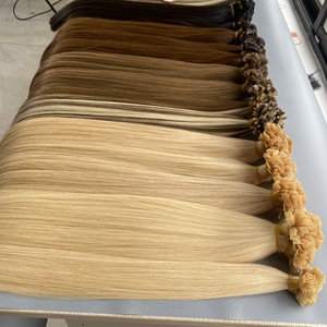 Prix de gros d'usine Extensions de cheveux à la kératine à pointe plate super doublement étirée Cheveux raides Cheveux humains vietnamiens de qualité 12A - Product Image 5
