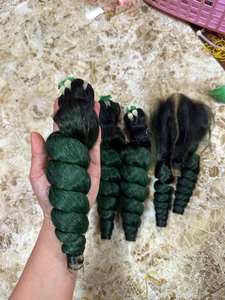 วิกผมแท้สำหรับผู้หญิงผิวดำมัดผมมนุษย์ผมแท้แบบไม่ผ่านการทำสารเคมี - Product Image 2