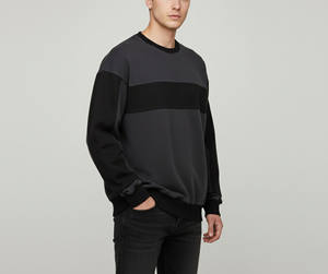 Sudadera con Capucha de Alta Calidad, Profesional, Personalizada, Talla Grande, Cuello Redondo, para Hombre, Invierno, Lisa, con Ribete, 100% Algodón Felpa - Product Image 3